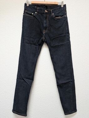 H&M &Denim Men's Dark Blue Slim Straight Jeans 31 X 30